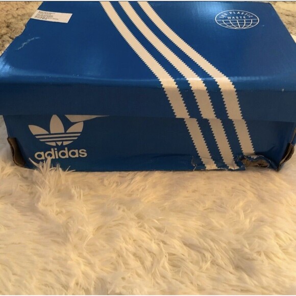 New ADIDAS Size 8 Nmd_R1 Primeblue Women’s White Metallic Sneakers - Picture 7 of 7